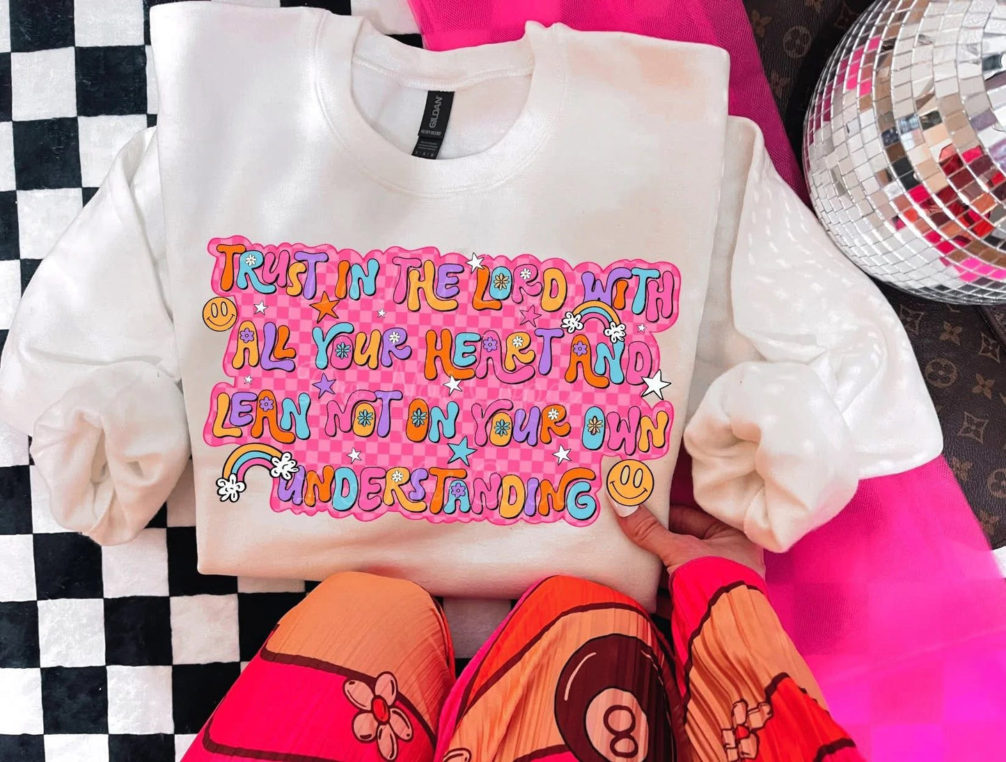 trust in the lord crewneck