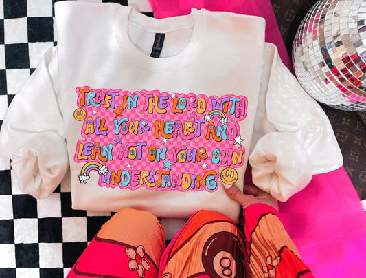 trust in the lord crewneck