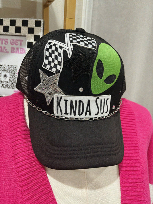 kinda sus trucker hat
