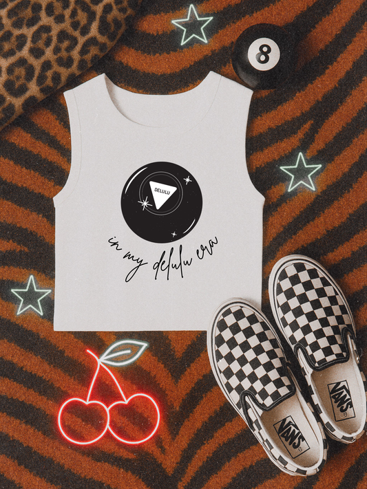 in my delulu era baby tee