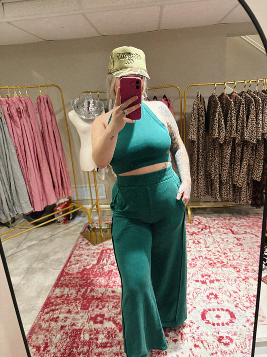 popular girl set in kelly green